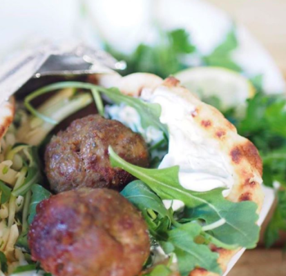 Lamb Spring Pita, Photo by @pandheats
